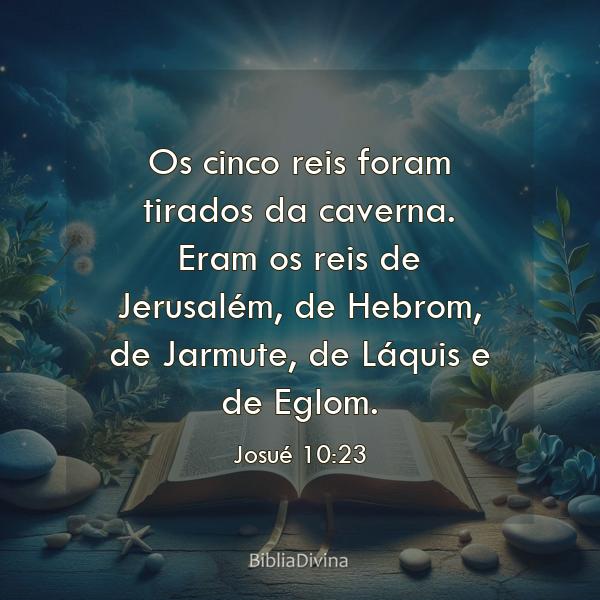 Josué 10:23