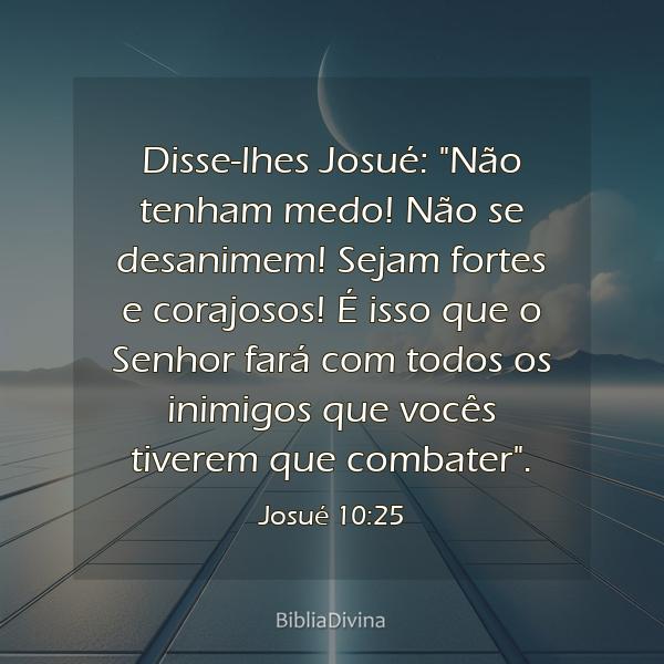 Josué 10:25