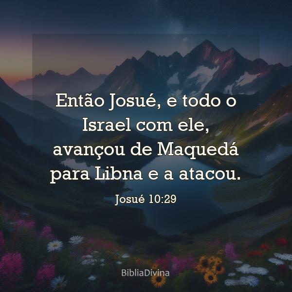 Josué 10:29