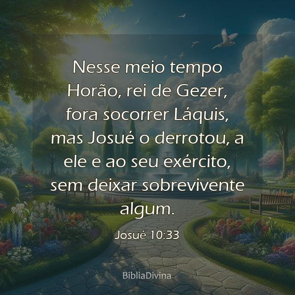 Josué 10:33