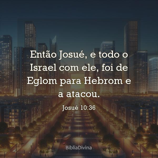 Josué 10:36