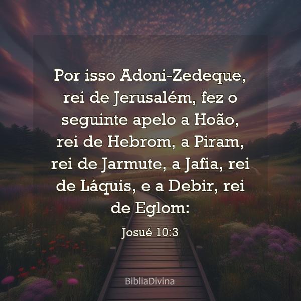 Josué 10:3