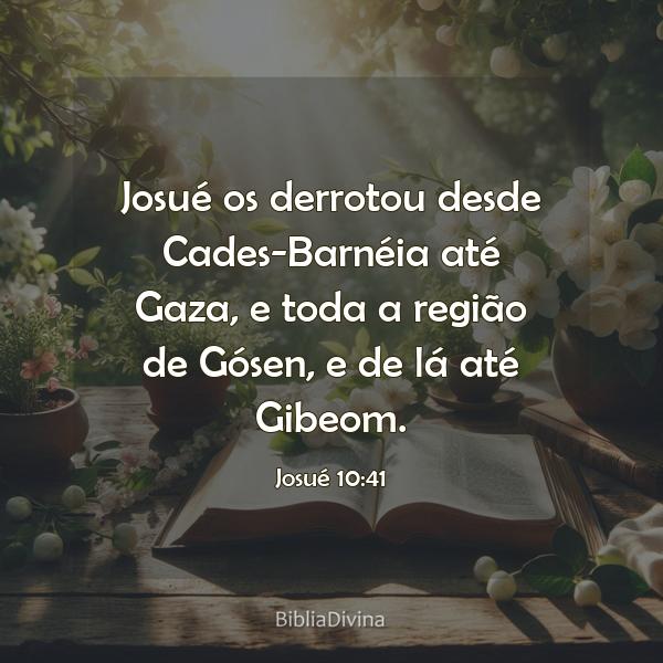 Josué 10:41