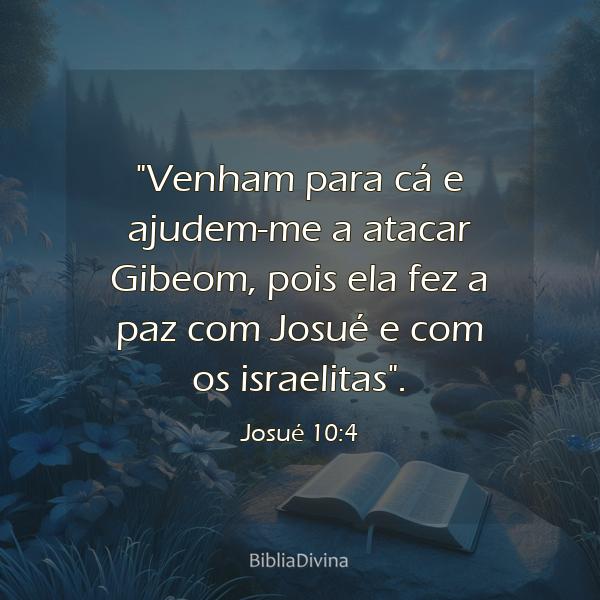 Josué 10:4