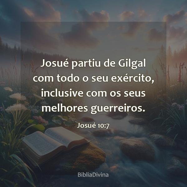 Josué 10:7