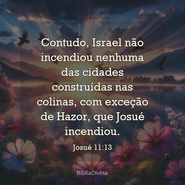 Josué 11:13