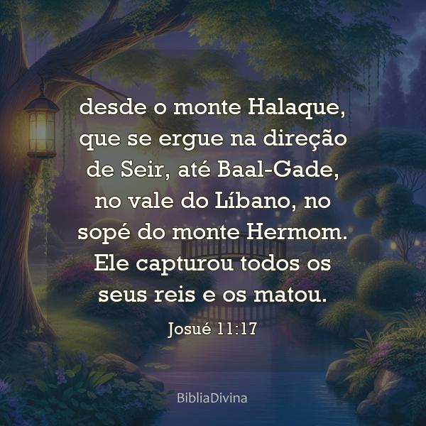 Josué 11:17