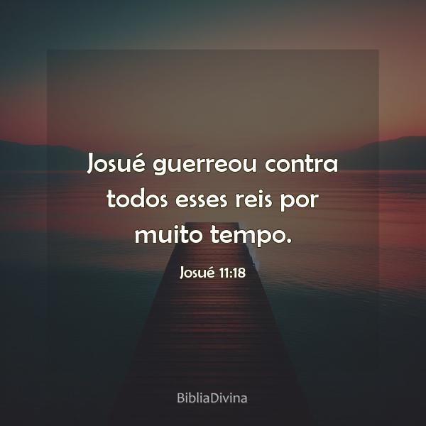 Josué 11:18