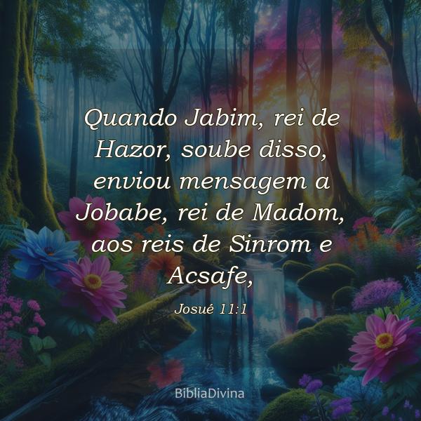 Josué 11:1