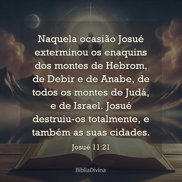 Josué 11:21