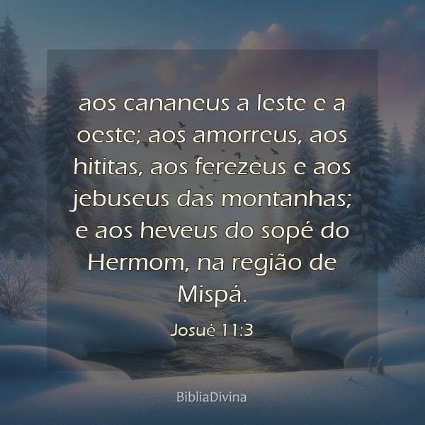 Josué 11:3