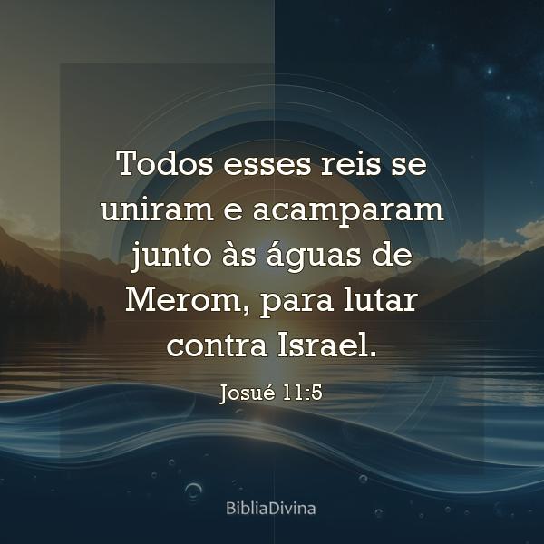 Josué 11:5