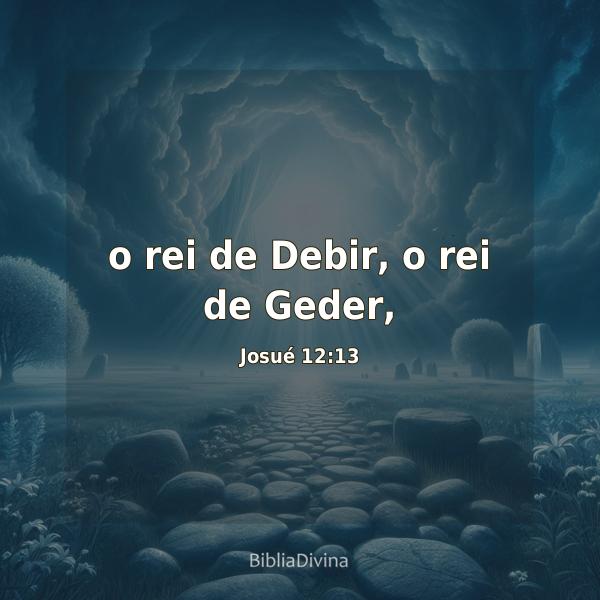 Josué 12:13