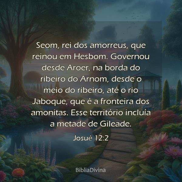 Josué 12:2