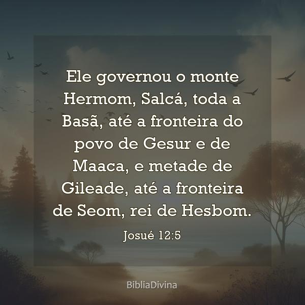 Josué 12:5