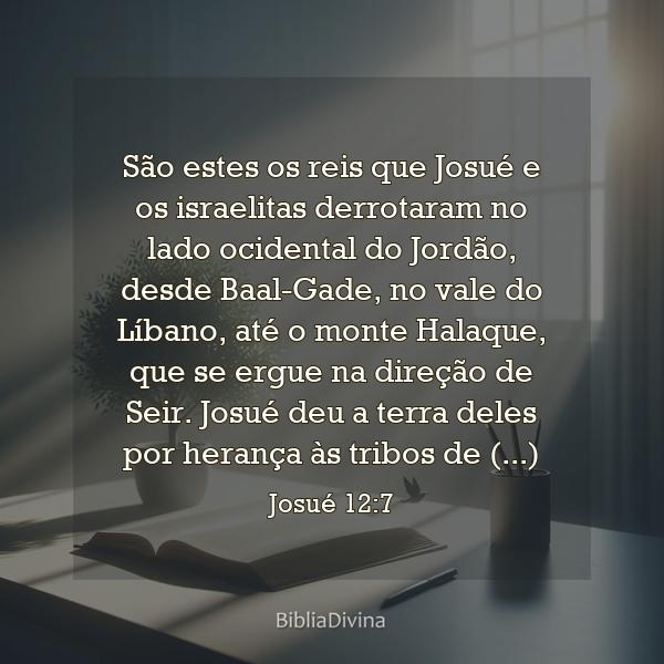 Josué 12:7