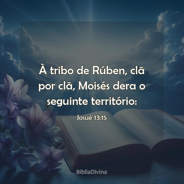 Josué 13:15