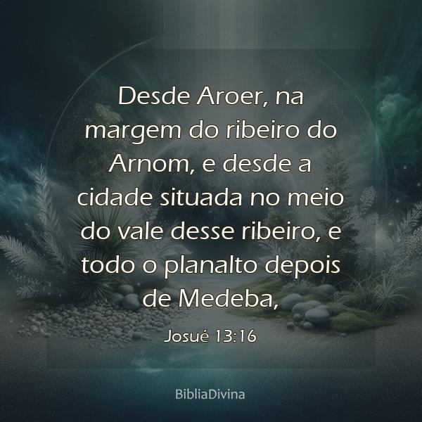 Josué 13:16