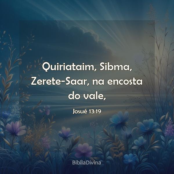 Josué 13:19