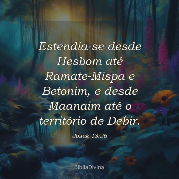 Josué 13:26