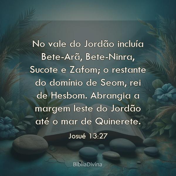 Josué 13:27