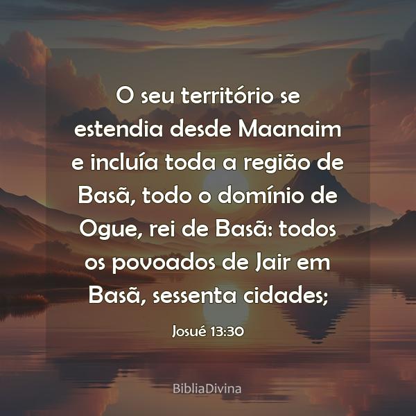 Josué 13:30