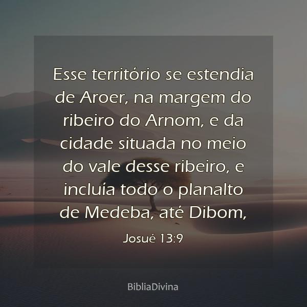 Josué 13:9