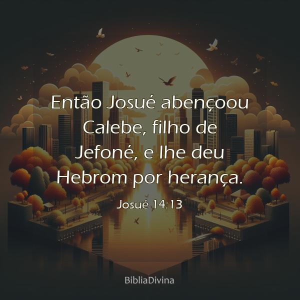 Josué 14:13