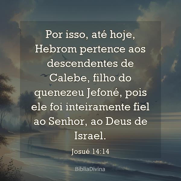 Josué 14:14