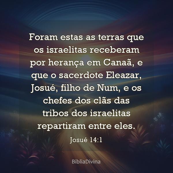 Josué 14:1