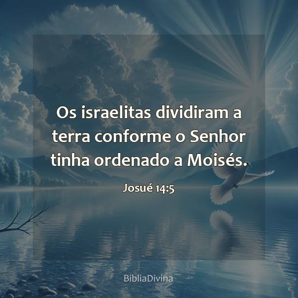 Josué 14:5