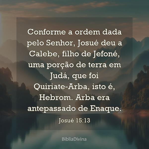 Josué 15:13