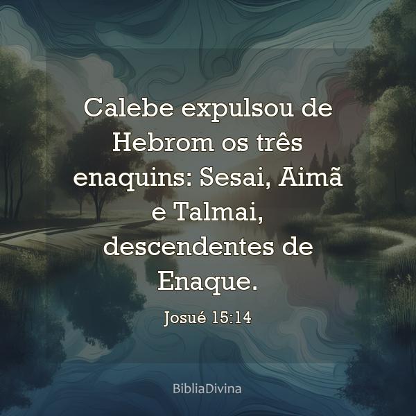 Josué 15:14