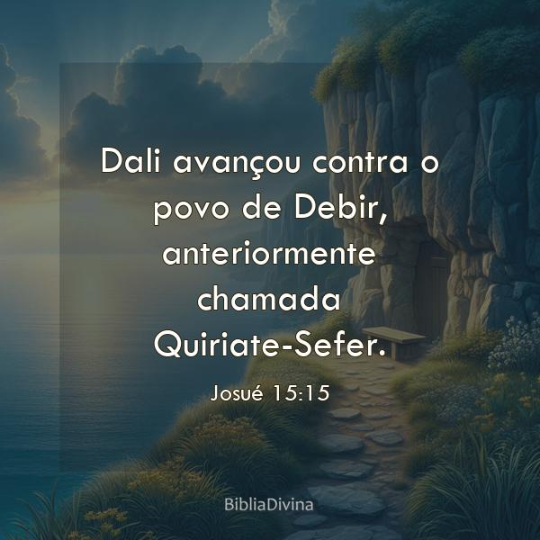 Josué 15:15