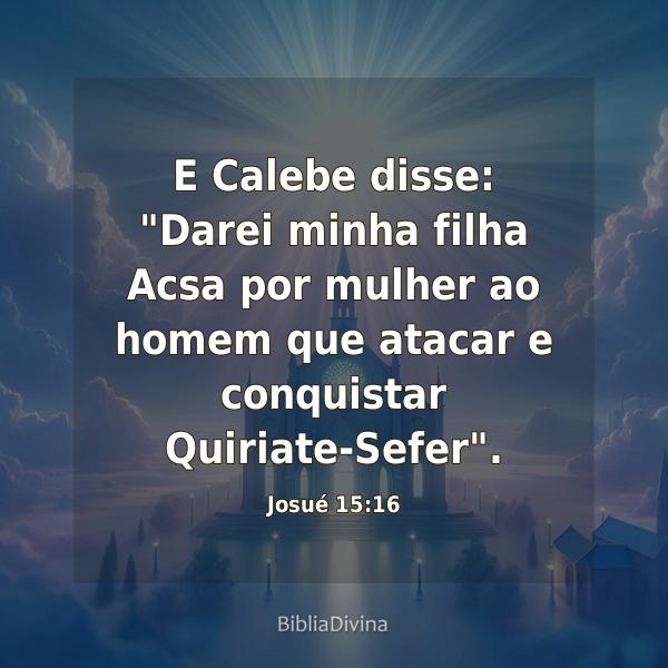 Josué 15:16