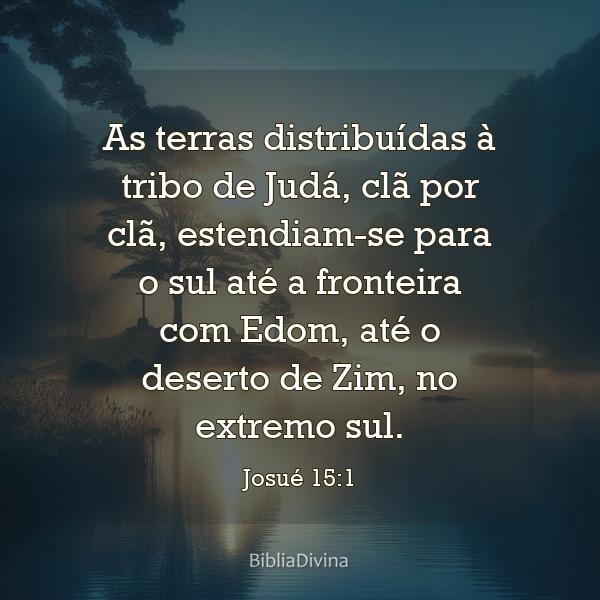 Josué 15:1