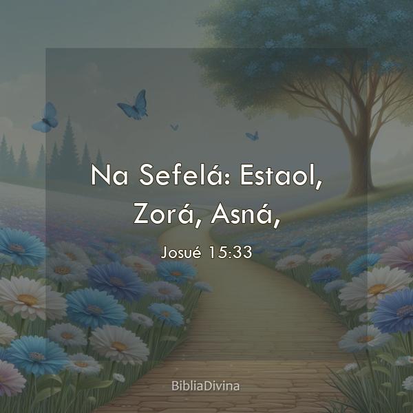 Josué 15:33