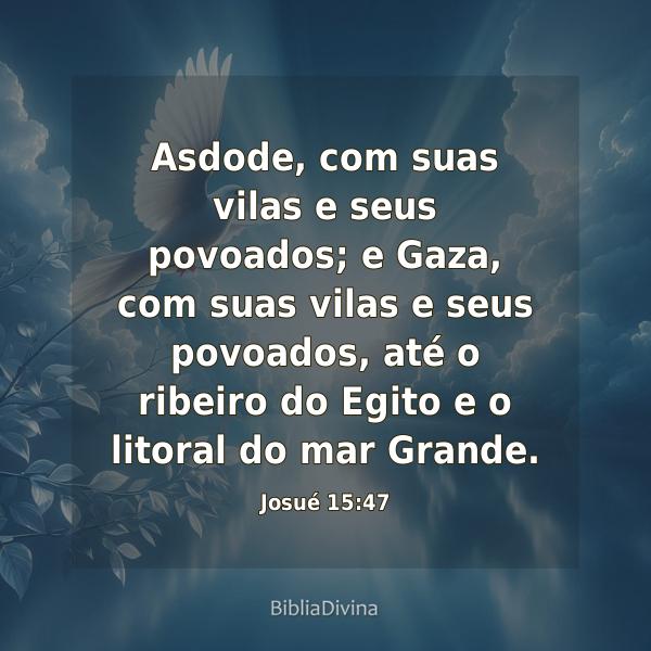 Josué 15:47