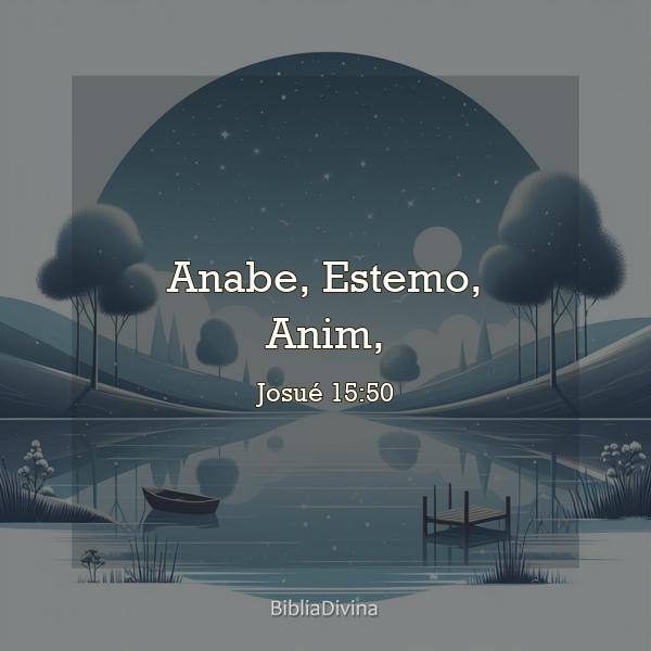 Josué 15:50