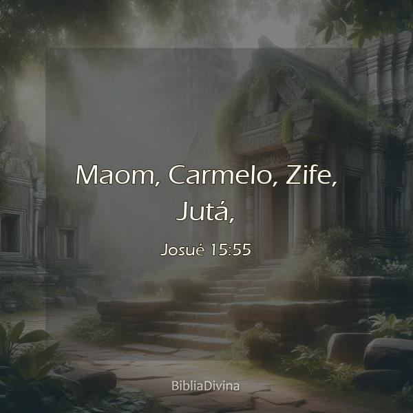 Josué 15:55