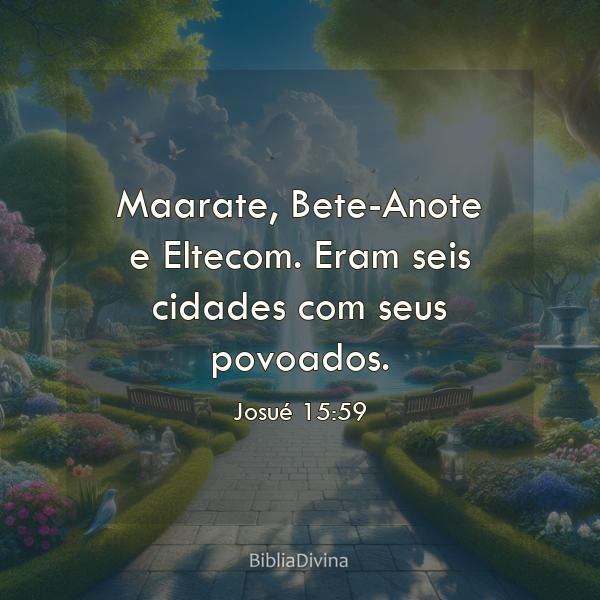 Josué 15:59