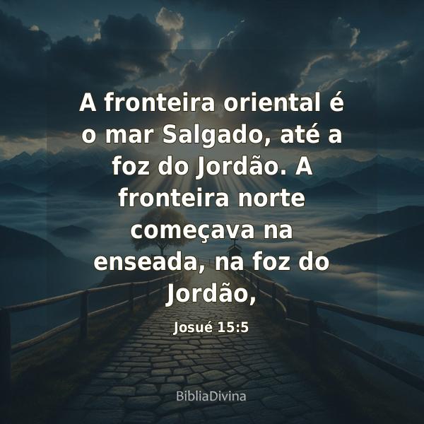 Josué 15:5