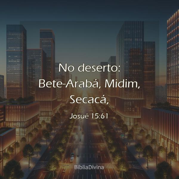 Josué 15:61