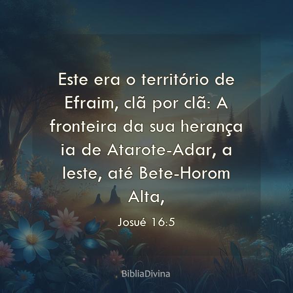 Josué 16:5