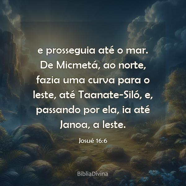 Josué 16:6