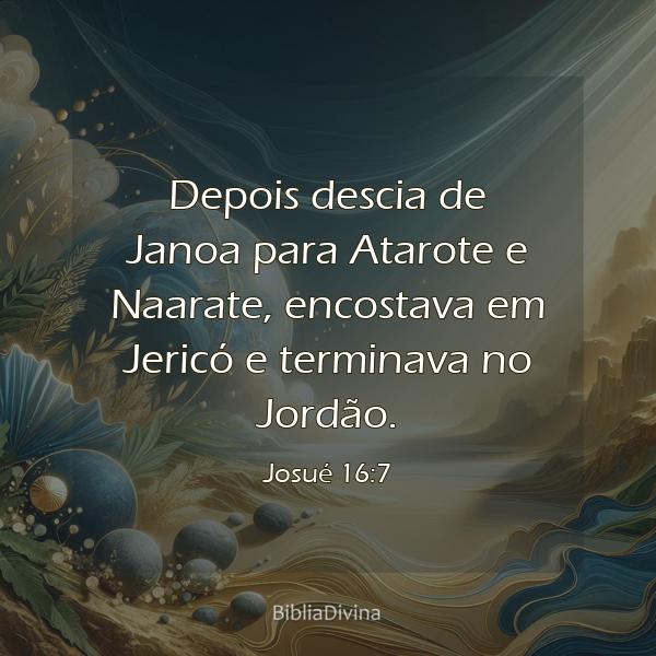 Josué 16:7