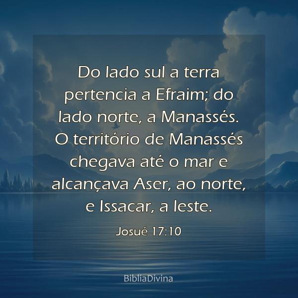 Josué 17:10