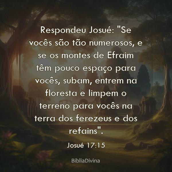 Josué 17:15