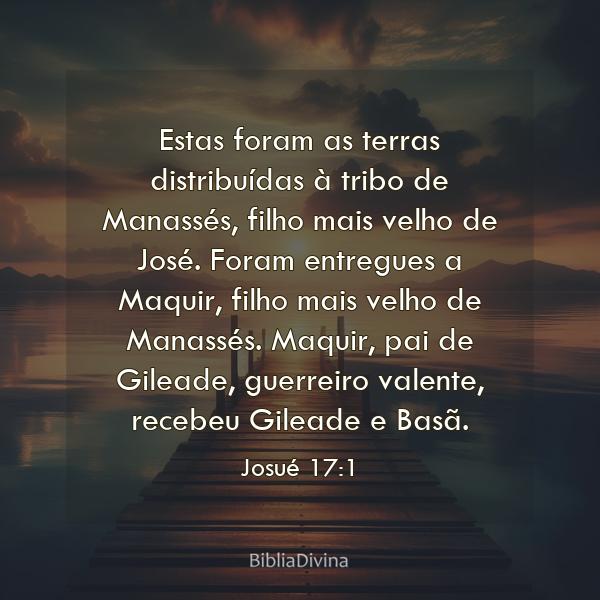 Josué 17:1