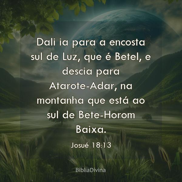 Josué 18:13